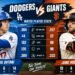 Dodgers vs. San Francisco Giants match player stats