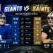 new york giants vs new orleans saints match player stats