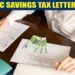 HMRC Savings Tax Letter