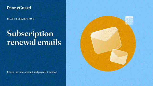 Subscription renewal emails