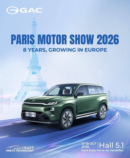GAC Forges Ahead in Europe — The Next Chapter of Global Expansion Debuts at 2026 Paris Motor Show